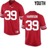 Youth Ohio State Buckeyes #39 Malik Harrison Red Nike NCAA College Football Jersey Breathable UMA0644XF